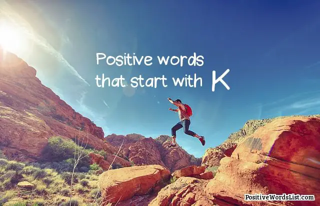 Positive Words That Start With K