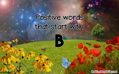 Positive Words That Start With B