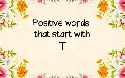 Positive Words That Start With T