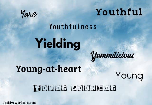 Positive Adjectives That Start With Y