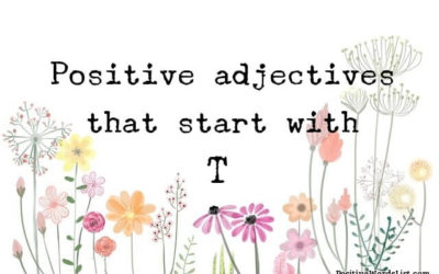 Positive Adjectives That Start With T