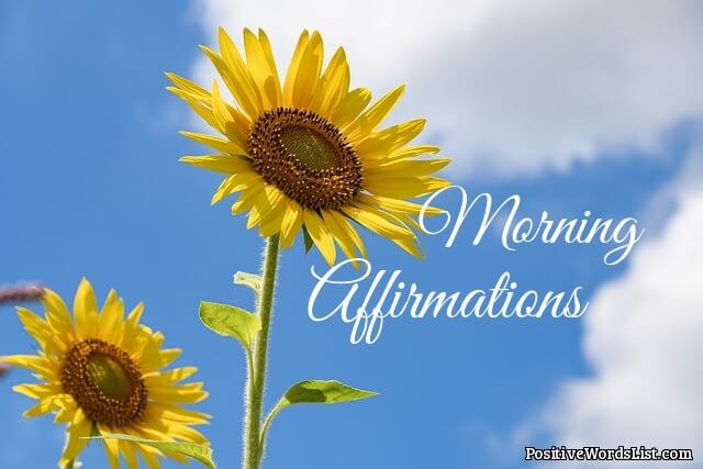 morning affirmations